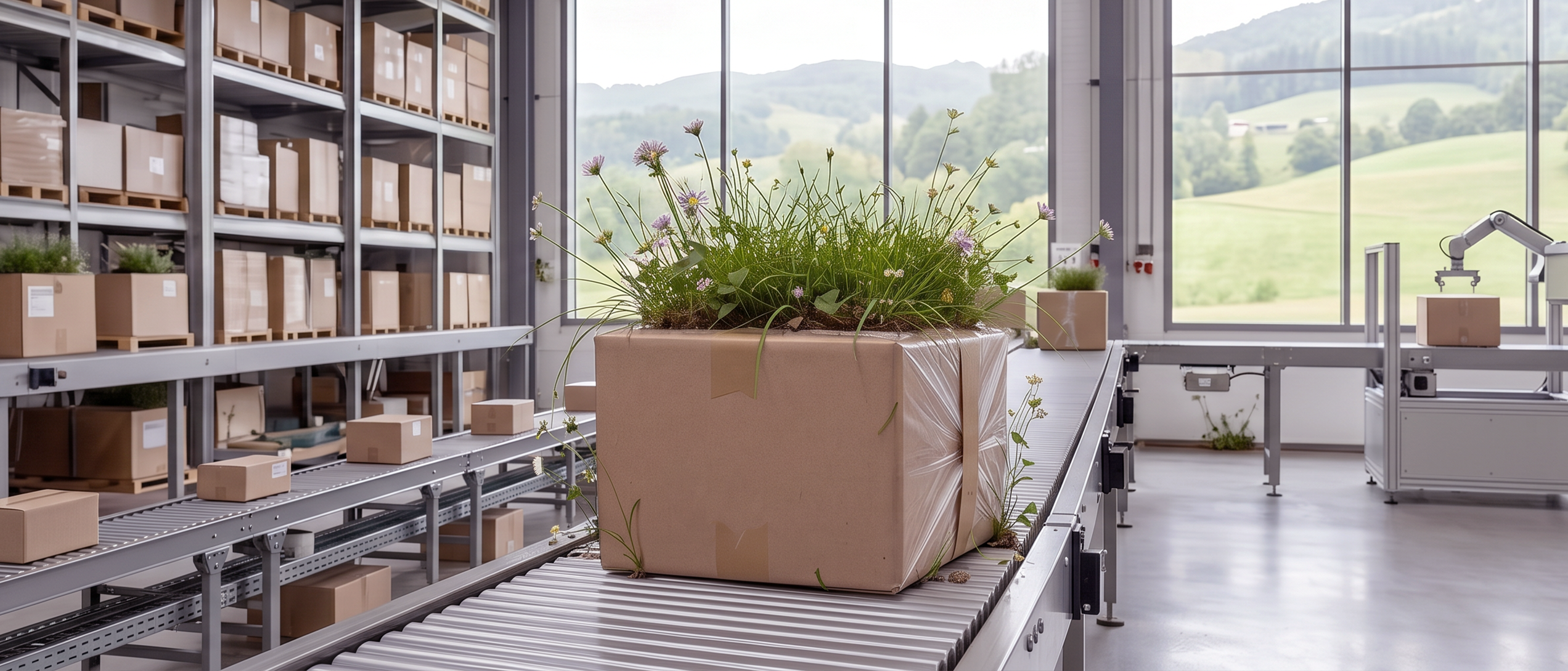 Imballaggi biodegradabili e logistica plastic-free